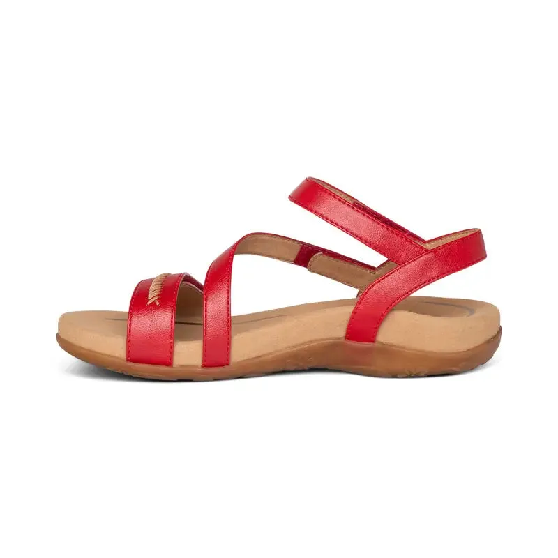 Aetrex Gabby Adjustable Quarter Strap Sandal