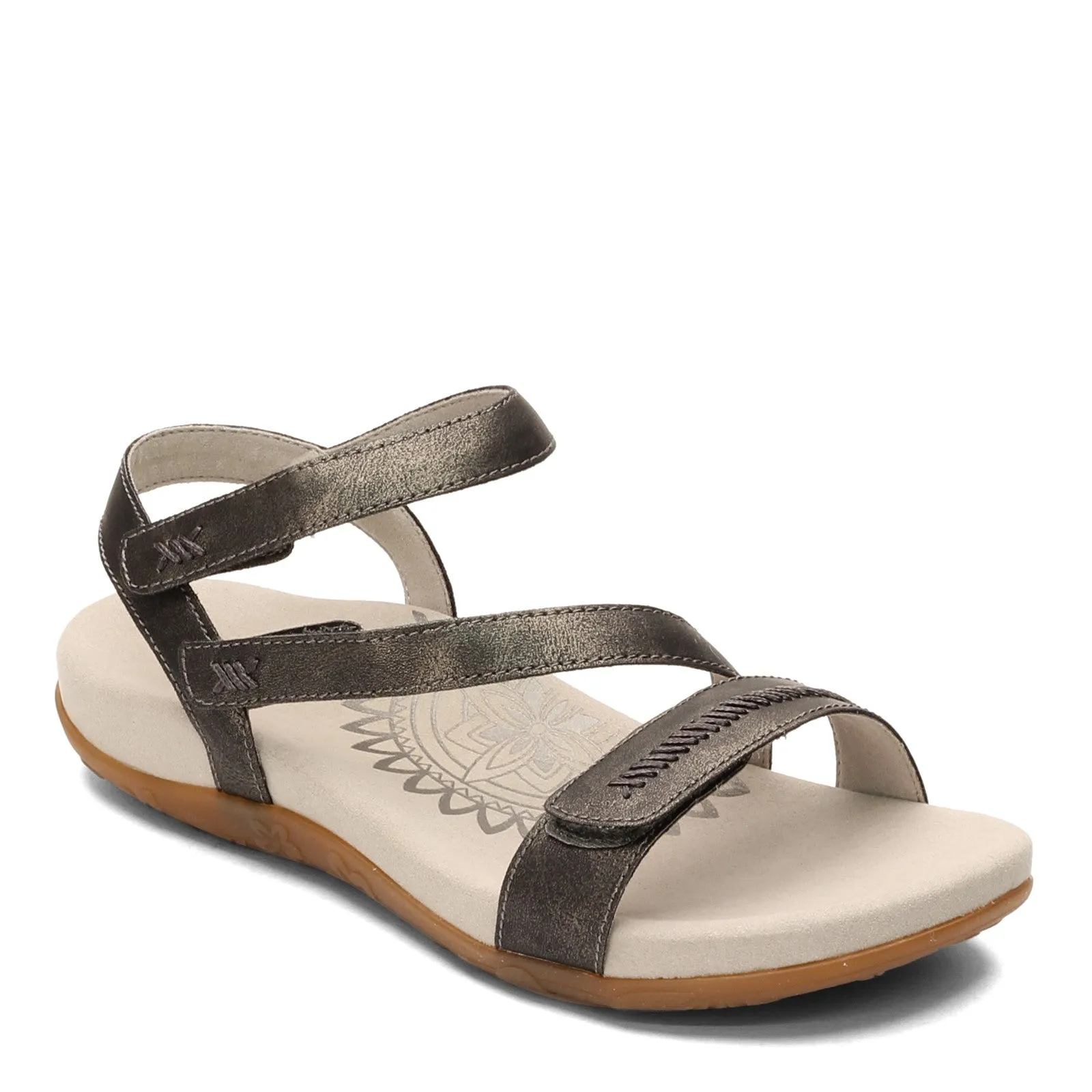 Aetrex Gabby Adjustable Quarter Strap Sandal