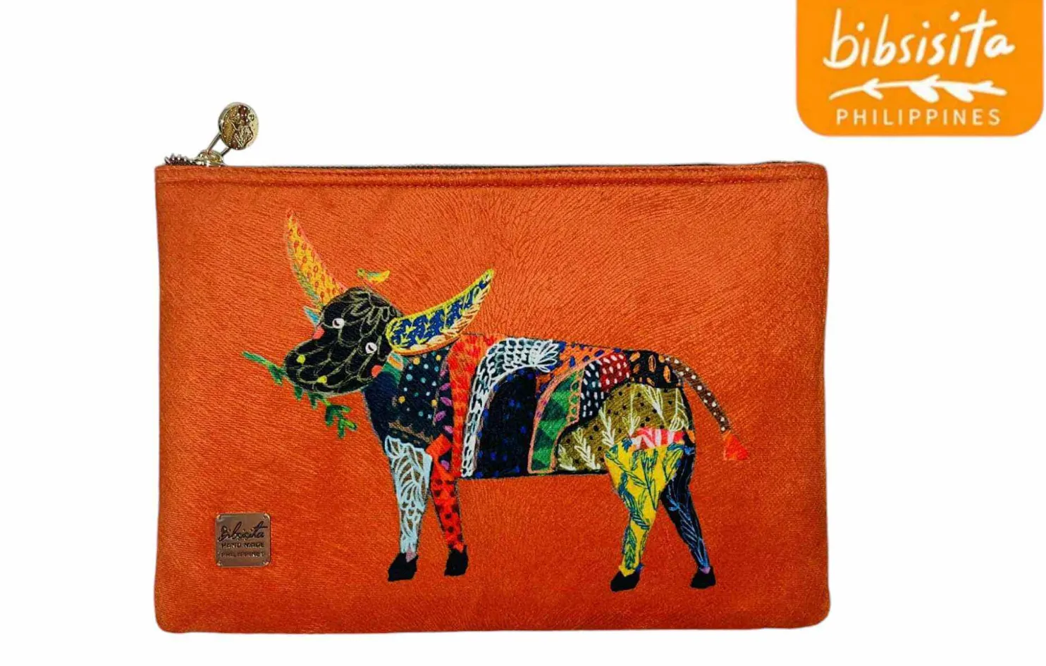 Bibsisita Clutch Bag- Kalabaw