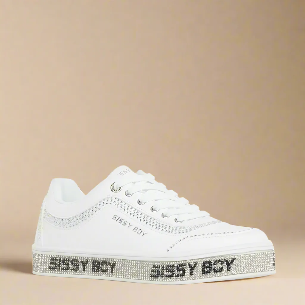 Bling Sneaker With branded Outsole