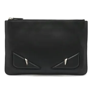 Fendi Leather Monster Clutch Bag 7N0078