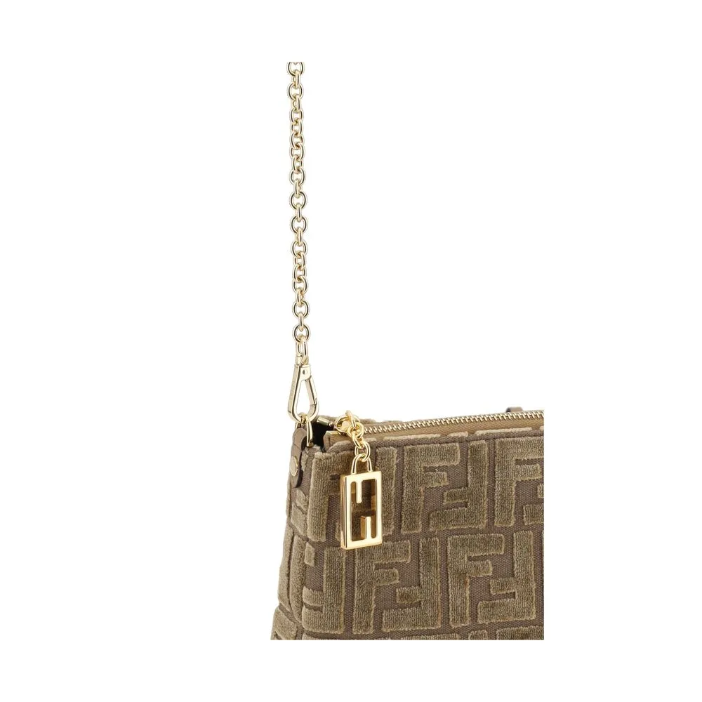 Fendi Monogram FF Clutch Women's Bag