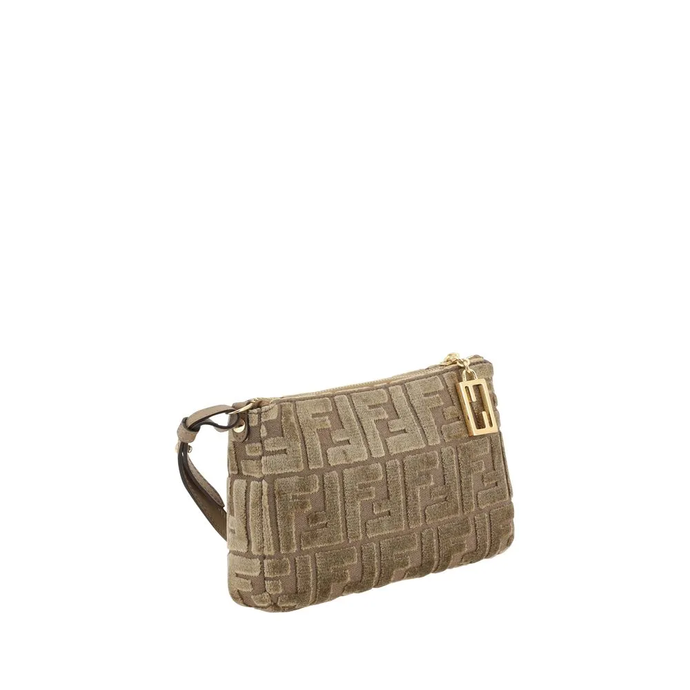 Fendi Monogram FF Clutch Women's Bag