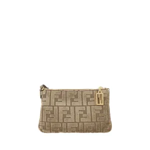 Fendi Monogram FF Clutch Women's Bag