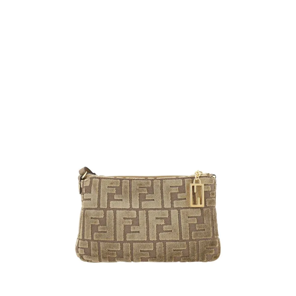 Fendi Monogram FF Clutch Women's Bag