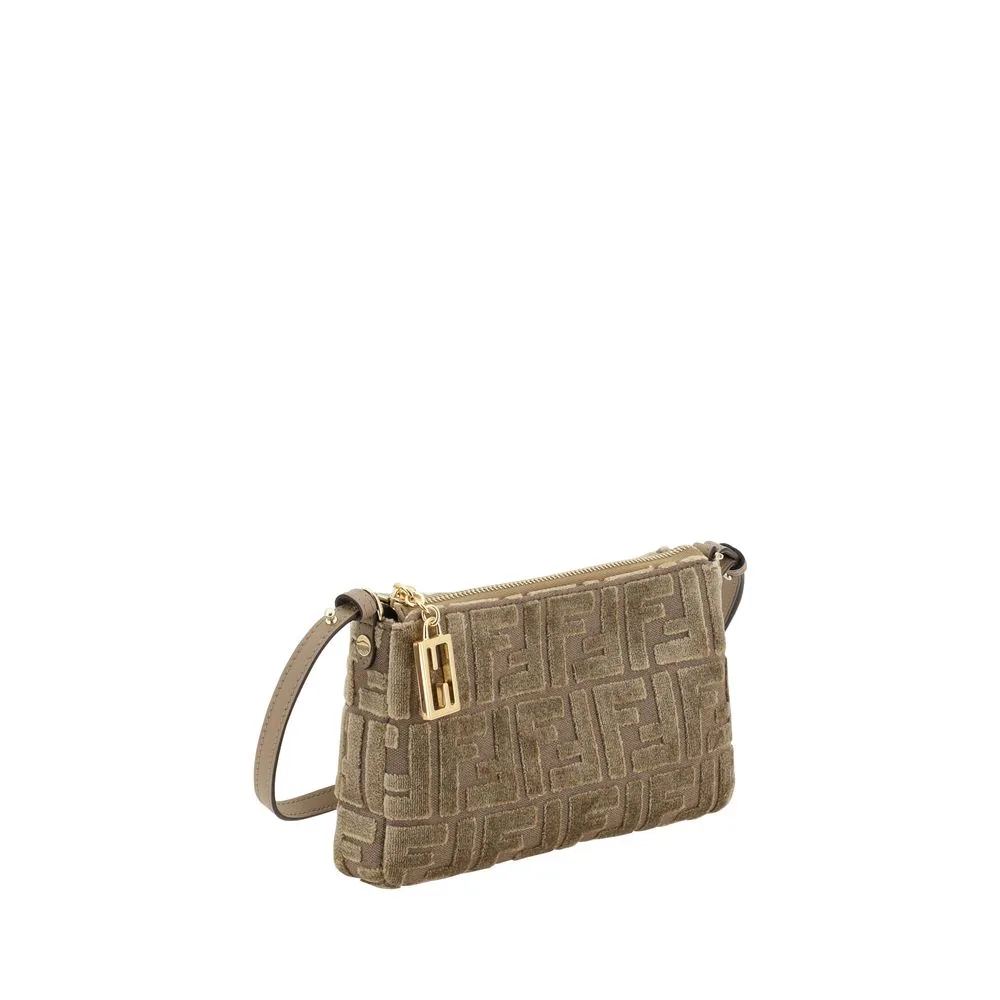 Fendi Monogram FF Clutch Women's Bag