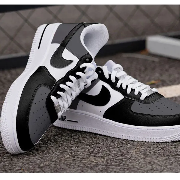 Grey Black Custom Air Force 1