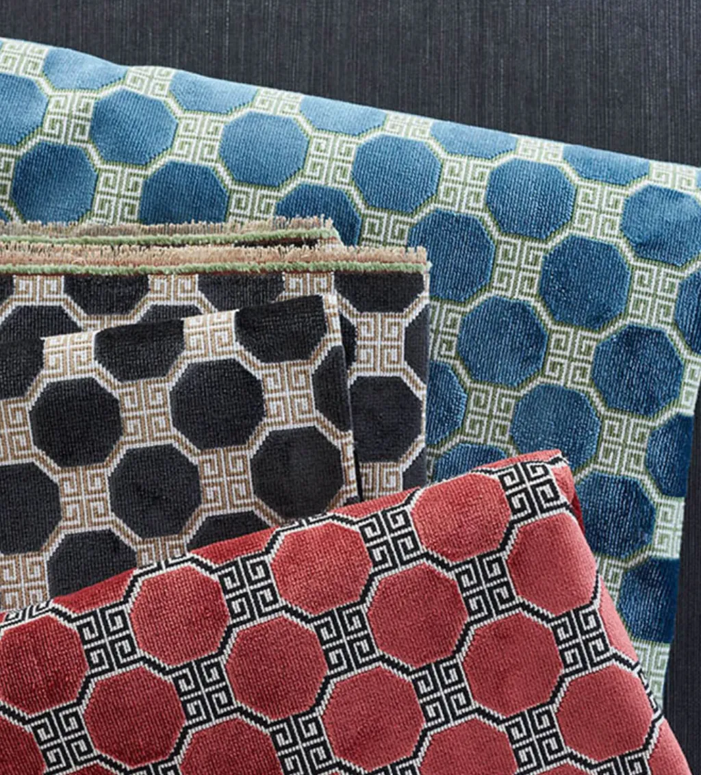 Onyx Geometric Velvet Clutch