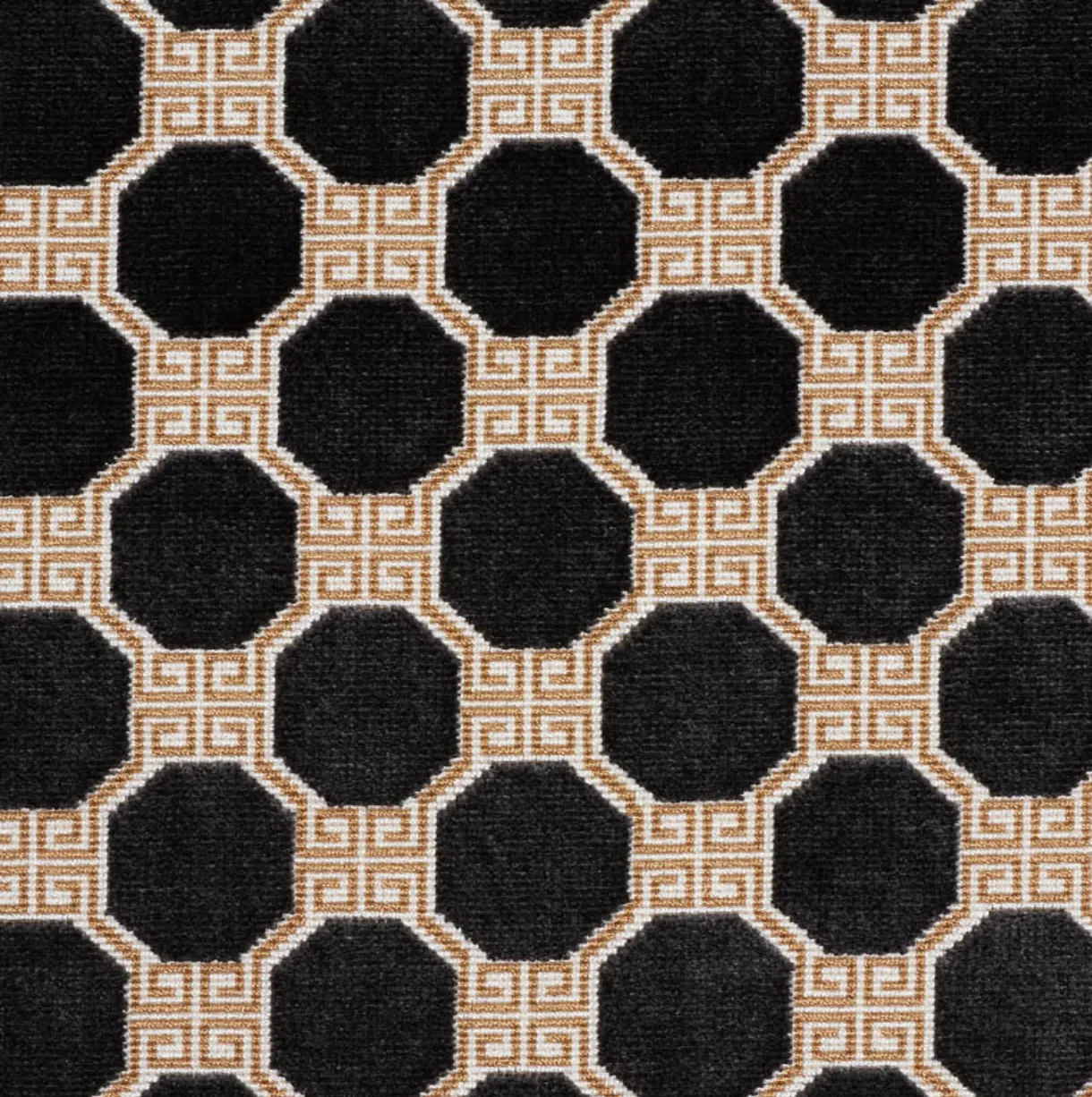 Onyx Geometric Velvet Clutch